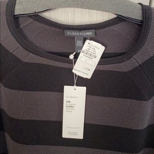 NWT Eileen Fisher striped sweater